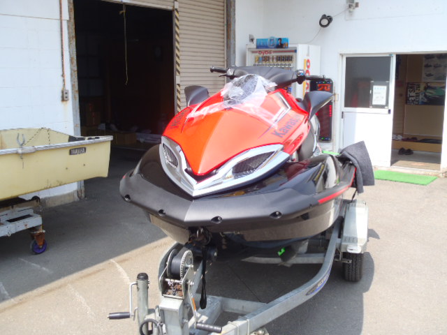 試乗会用ジェット到着